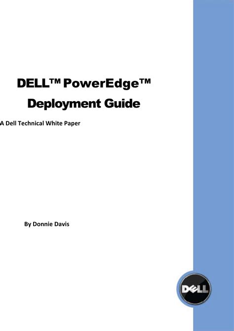 Dell PowerEdge Deployment Guide.